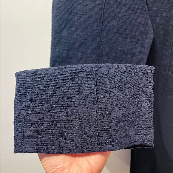 MM Lafleur Navy Textured The Chester Pant Size 4 - Picture 5 of 8